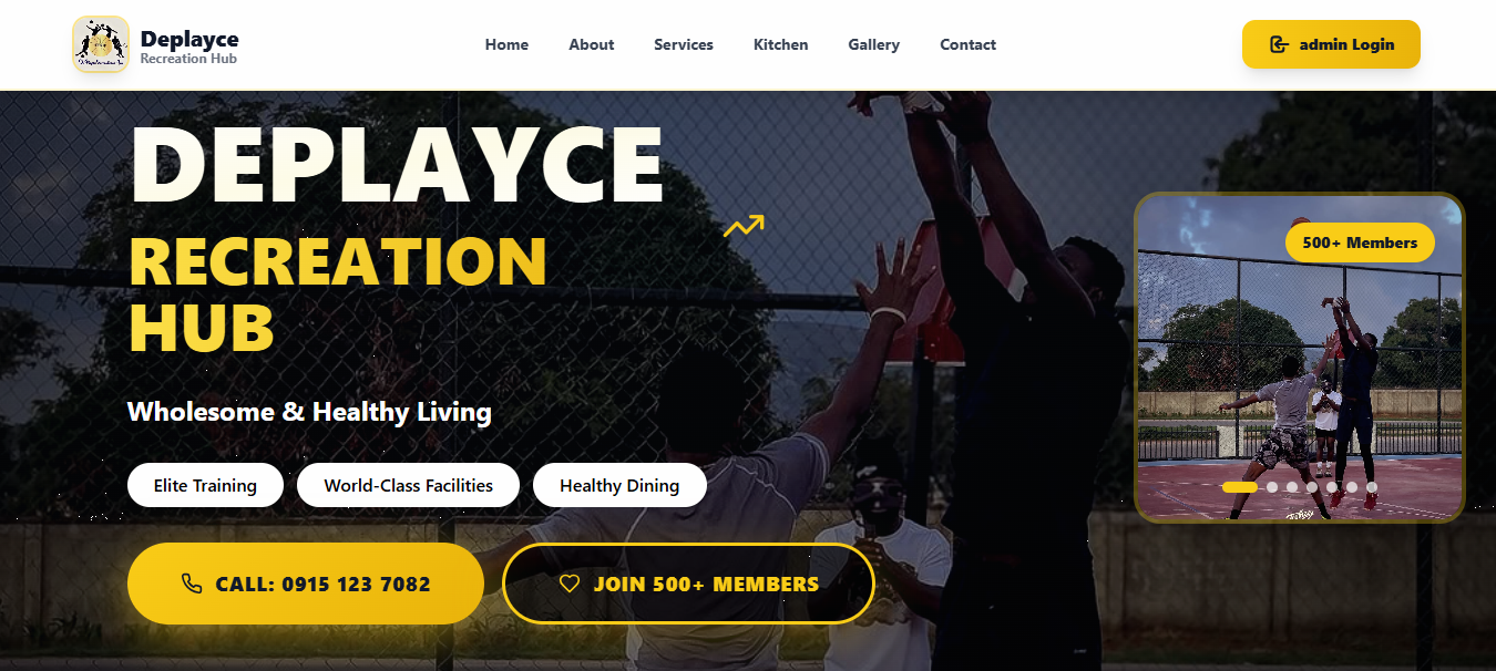 De Playce Fitness Center - CRM System